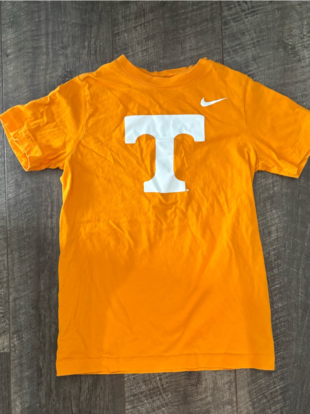 Kids Nike Tennessee Volunteers Orange 'T' Logo Tee